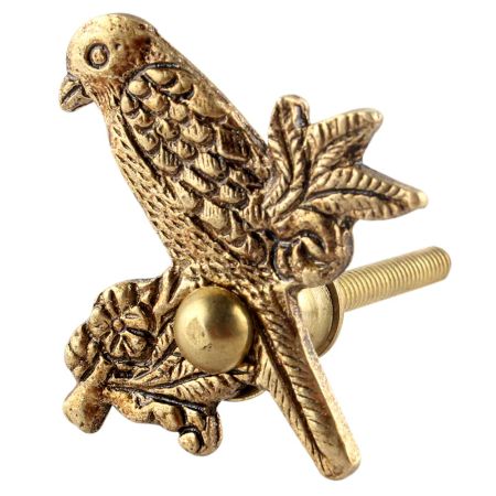 Golden Bird Brass Cabinet Knob